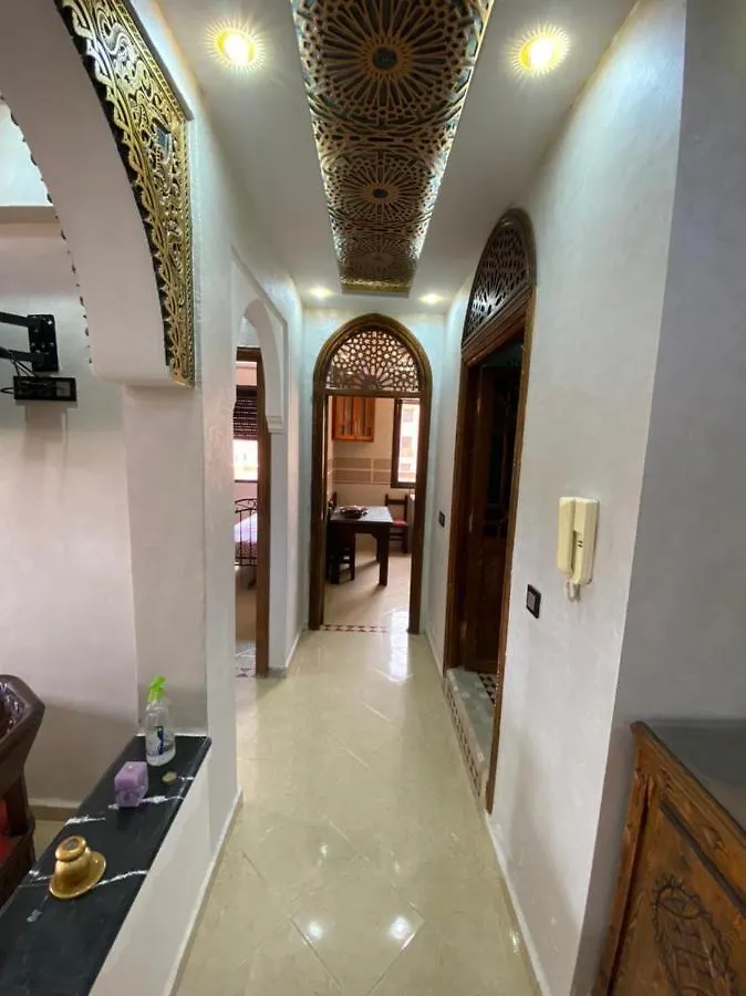 Appartement Charmant logement avec parking résidenciel sans piscines à Marrakesh