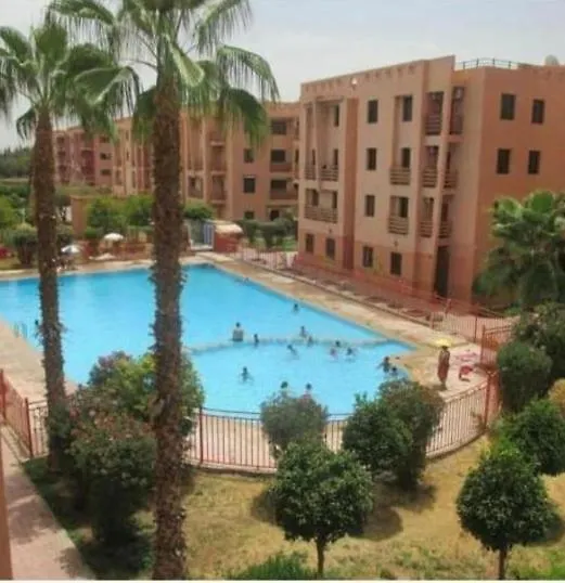 Appartement Charmant logement avec parking résidenciel sans piscines à Marrakesh