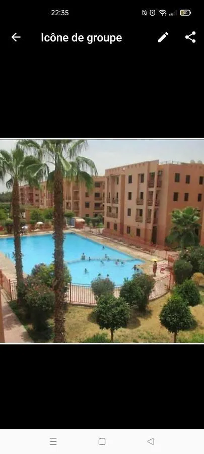 Appartement Charmant logement avec parking résidenciel sans piscines à Marrakesh